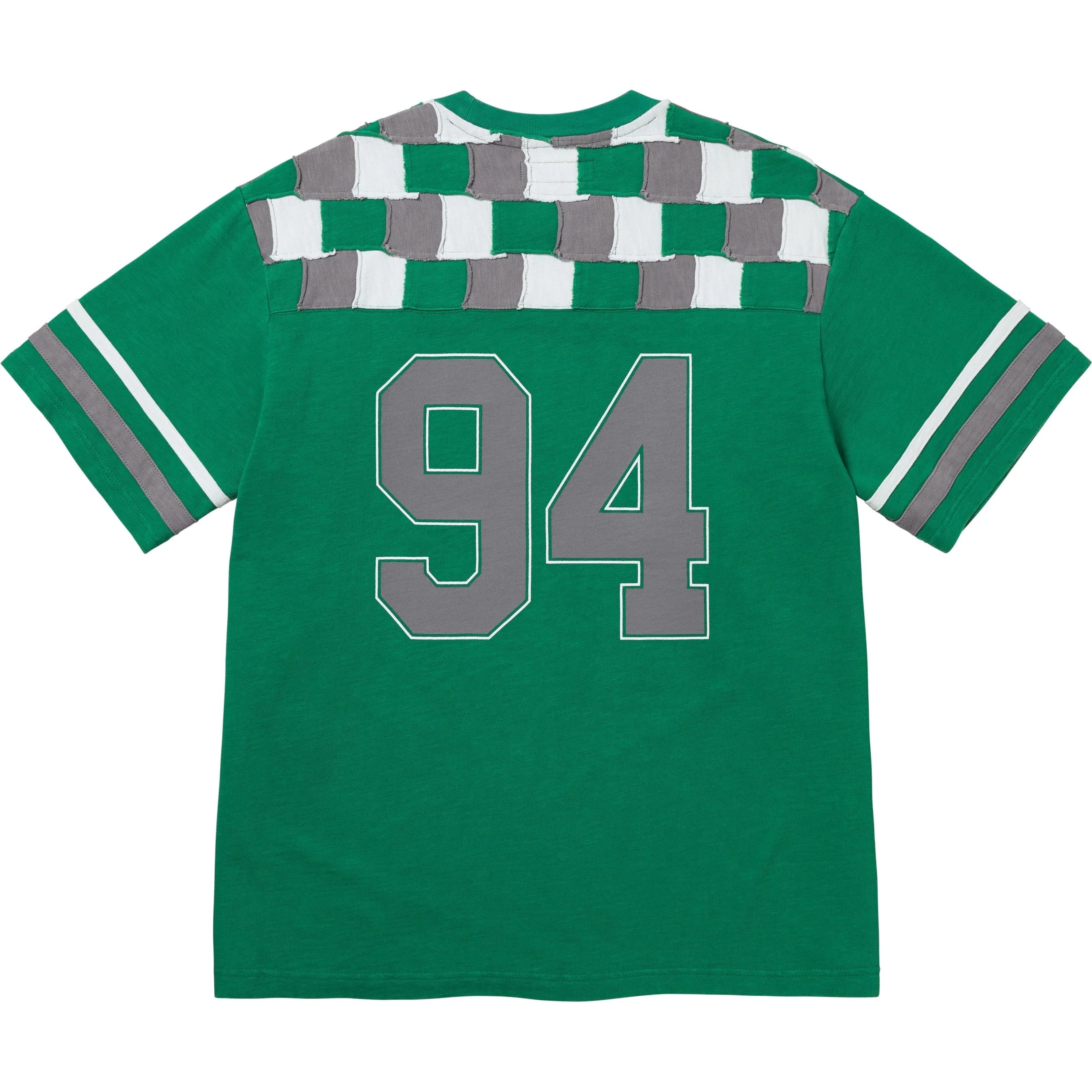 Patchwork Yoke Football Top view 9